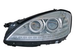 Komple Far W221 Sol; AHL-Xenon (Çift Sıra 4+2 Soket) Gece Görüş Sistemi 2011-13