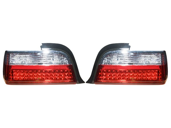 Komple Stop E36 Set; (Kristal, Ledli) Beyaz Sinyal -Coupe- 1992-99