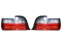 Komple Stop E36 Set; (Kristal, Ledli) Beyaz Sinyal -Coupe- 1992-99