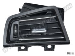 [32470]    Klima/Kalorifer Izgarası F10+LCI Ön Sol; (Komple) Nikelajlı Siyah