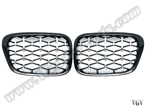 [24830]    Panjur E46 Siyah/Krom/Siyah -Sedan Diamond Z4- 2002-05