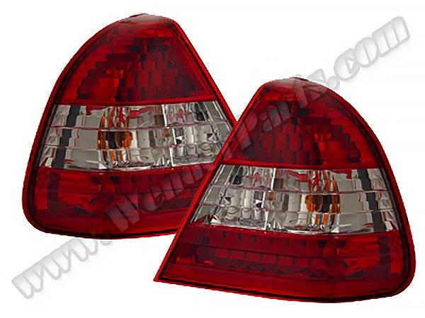 [34130]    Komple Stop W202 (Set) Beyaz Sinyal Kristal Ledli