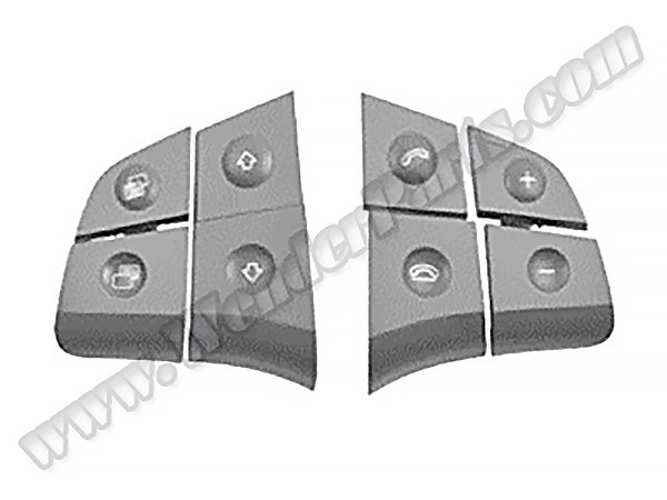 [20796]    Direksiyon Tuş Takımı W164 X164 W251 (Gri)