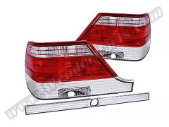 [34118]    Komple Stop W140 (Set: 3ad) Beyaz Sinyal Kristal 1995-98