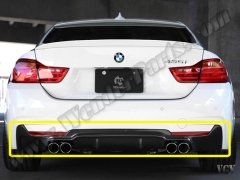 [26672]    Tampon Difüzörü F32 F36 Arka (2-Çıkış) -M-Sport- 2013-…
