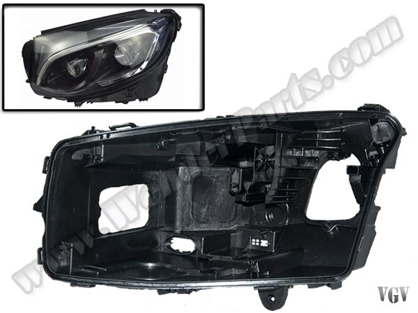 [35847]    Far Kasası GLC:X253/C253 Sol; Statik Led 2015-18