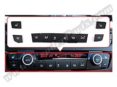 [20809]    Klima Tuş Takımı F20 F30 F32 (9 Tuş)