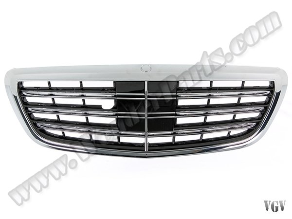 [25466]    Panjur W222 Krom/Siyah (Distronic Plus; Gece Görüş Asist.) -S63/S65 AMG- 2013-16