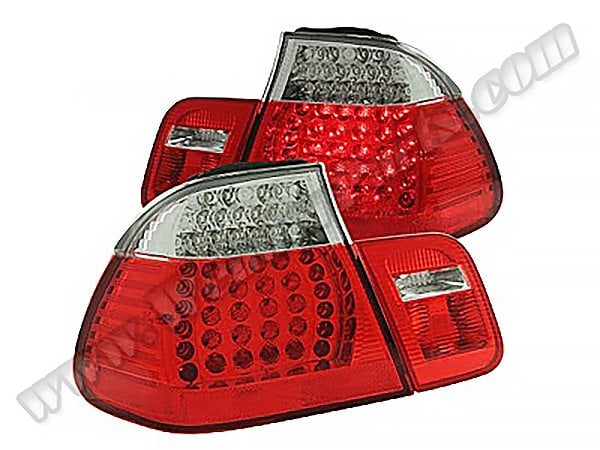[33827]    Komple Stop E46 Set; (Kristal, Ledli) Beyaz Sinyal [Sedan] 1998-01