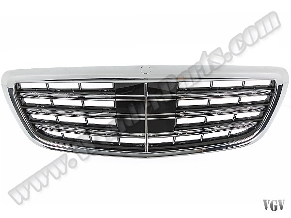 [25467]    Panjur W222 Krom/Siyah (Distronic Plus) -S63/S65 AMG- 2013-16