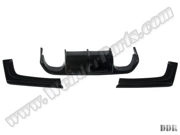 [26655]    Tampon Difüzörü F30+LCI (Set) Arka (2-Çıkış) Piyano Siyah -///M-Vorsteiner-