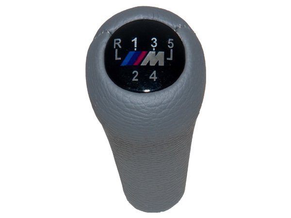 Vites Topuzu BMW -5 İleri- Man.Şanz; (Gri; Suni Deri) -///M-