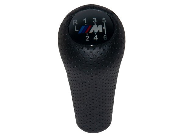 Vites Topuzu BMW -6 İleri- Man.Şanz; (Siyah; Noktalı; Suni Deri) -///M-
